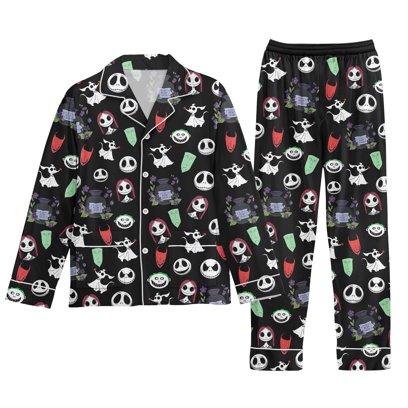 Photo 1 of ***MISSING BOTTOMS***ELUNORUS Unisex Ultra-Soft Pajamas Set, Warm Loungewear, Winter PJs, for Couples Men Women with Pockets Honor 2XL