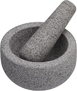MasterClass Non-porous Granite Pestle and Mortar Set 12 x 9 cm Grey view 3