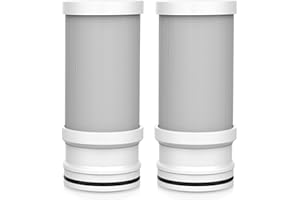 VORTOPT NSF Certified Replacement for T1-ACF/T2-ACF T6-CTO Faucet Water, 3-6 Months Lifetime, Reduces Chlorine, Taste and Odor T1/T2 T6-CTO Filter(2 Pack)
