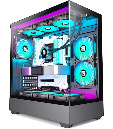 Amazon.com: ZXFF Gaming Case, Mid-Tower ATX/M-ATX/ITX PC Gaming