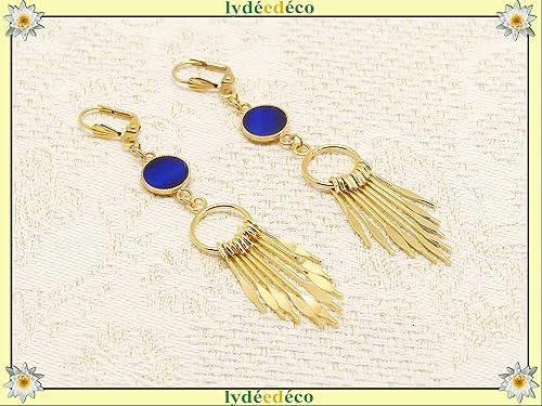 Regali Di Natale Amici.Orecchini In Oro 24k Resina Blu Notte D Oro Regali Di Natale Regalo Di Natale Amici Cerimonia Di Matrimonio Ospiti Di Nozze Matrimonio Festa Della Mamma Coppie Amazon It Handmade