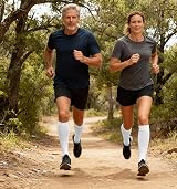 aZengear Compression Socks 20-30 mmHg Knee-High Seamless Toe White S-M view 7