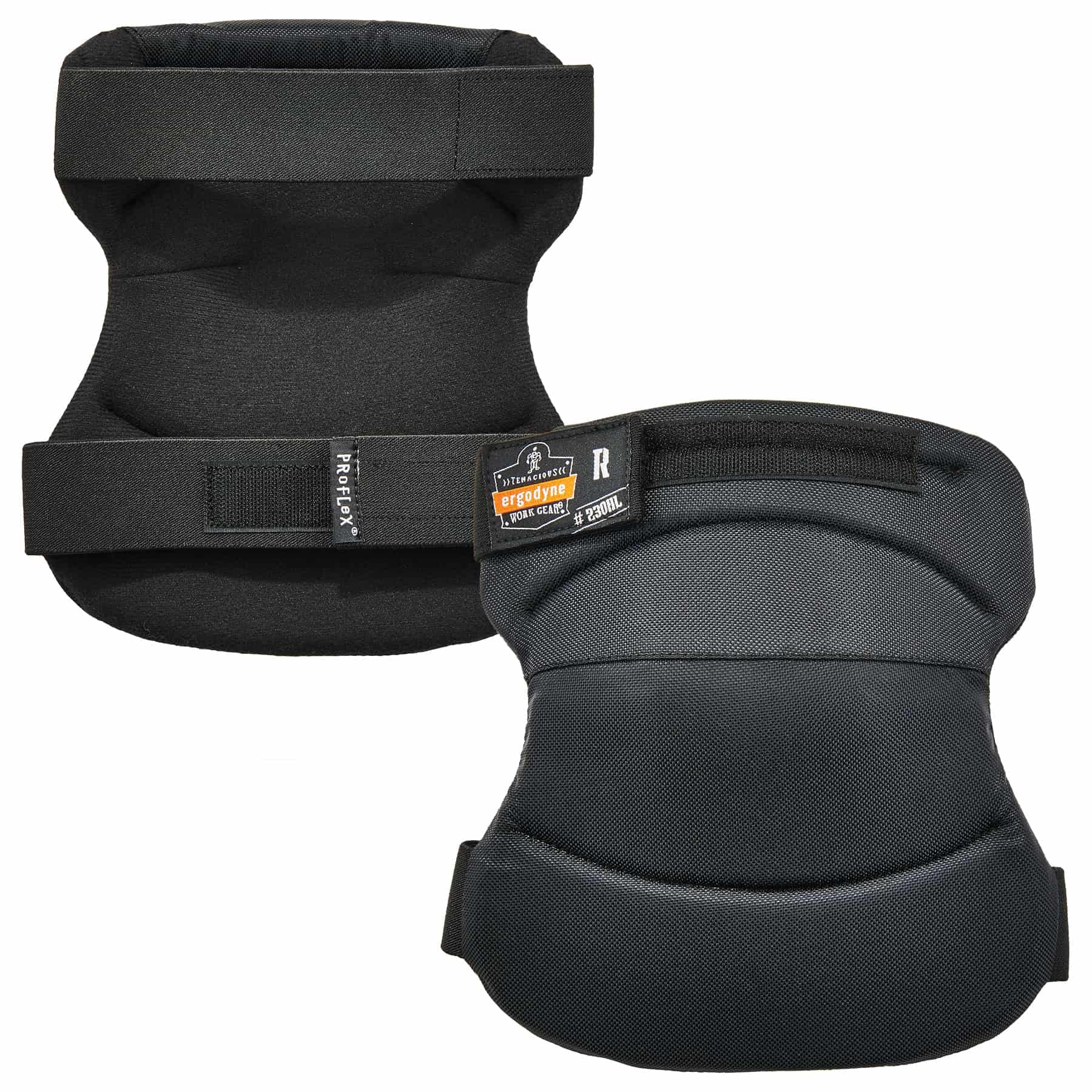 Photo 1 of Ergodyne ProFlex 230HL Wide Soft Cap Knee Pad, Black