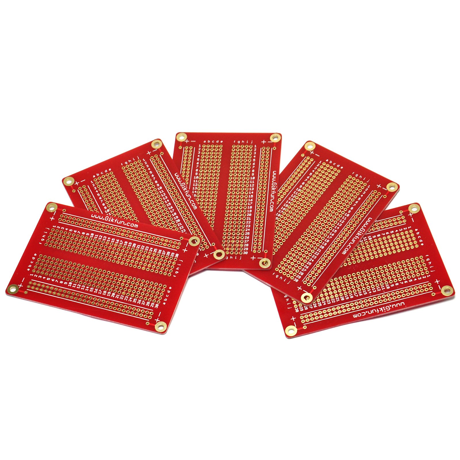 Gikfun Solderable Breadboard Gold Plated Finish Proto Board PCB Diy