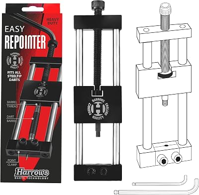 Harrows Easy Darts Re-Pointing Tool Hand Held Repointer