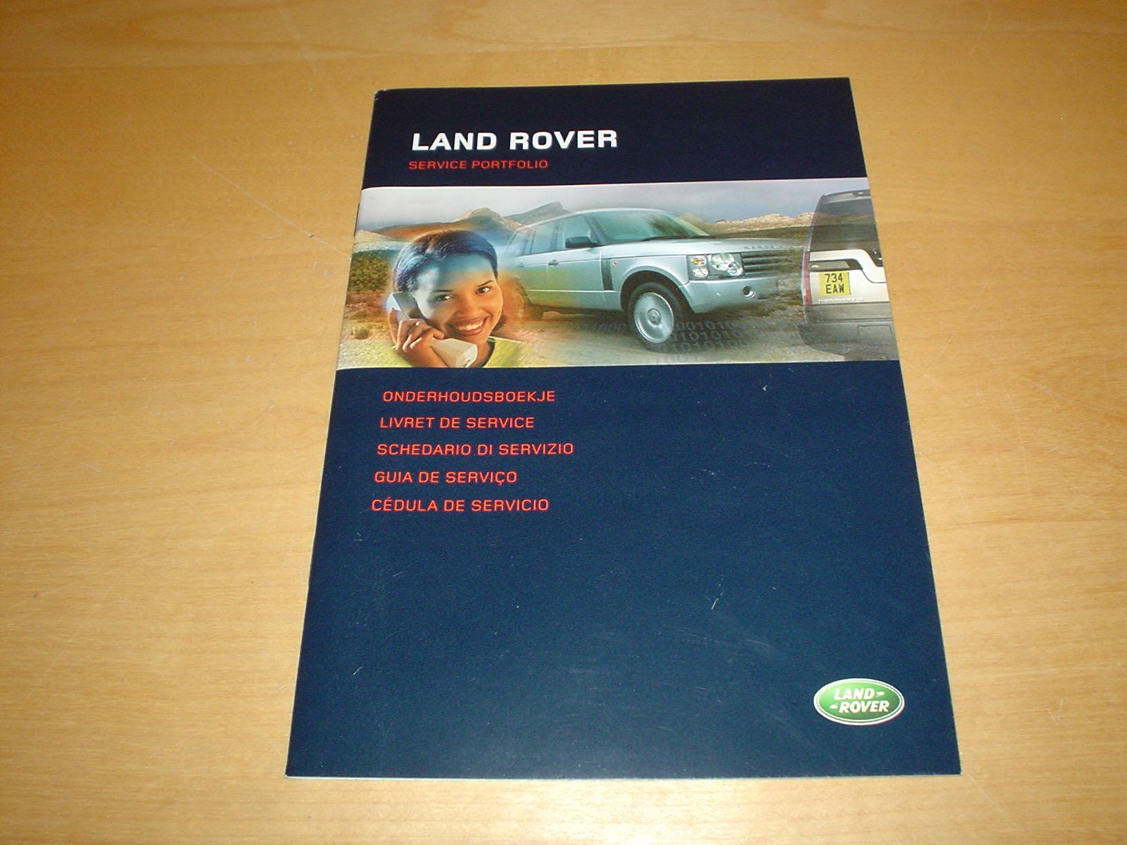 LAND ROVER SERVICE BOOK - DISCOVERY II III 2 3 - FREELANDER - DEFENDER TD5  - RANGE ROVER L322 - BLANK SERVICE HISTORY BOOK - OWNER'S HAND BOOK MANUAL  ...