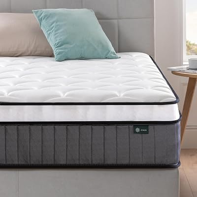 Zinus 3ft Single Memory Foam & Pocket Spring Hybrid Mattress 90 x 190 cm