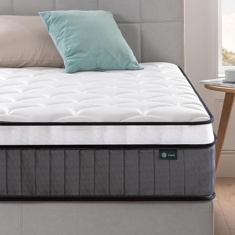 Zinus 3ft Single Memory Foam & Pocket Spring Hybrid Mattress 90 x 190 cm