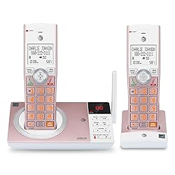 AT&T CL82257 DECT 6.0 2-Handset Cordless Phone for