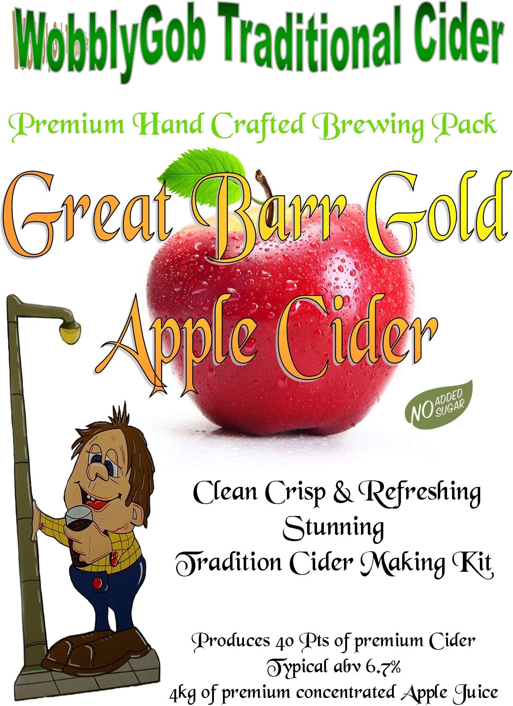 WobblyGob Great Barr Gold Apple Cider Traditional Cider Making Kit