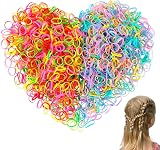 Hanyousheng Elastic Hair Bands 1500 Pcs Mini Multicolored Small Rubber Elastics view 1