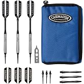 Viper Sinister Tungsten Soft Tip Darts Smooth Barrel and Casemaster Single Black Dart Case
