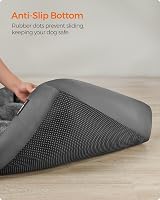 Feandrea Dog Bed Sofa with Removable Reversible Cushion 85x65x21 cm Slate Grey view 4