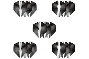 MageRabbit Dart Flights Set, 15Pcs Per Set, Durable Standard Dart Flights for Soft Tip and Steel Tip Darts,Dart Accessories