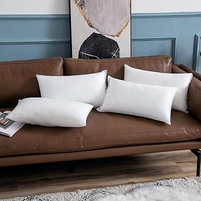 Buy Miulee Throw Pillow Insert Hypoallergenic Stuffer Pillow Inserts Decorative Rectangle Premium Sham Pillow Forms For Sofa Couch Bed 12x20 Inch White Online In Indonesia B07m8t2vbx