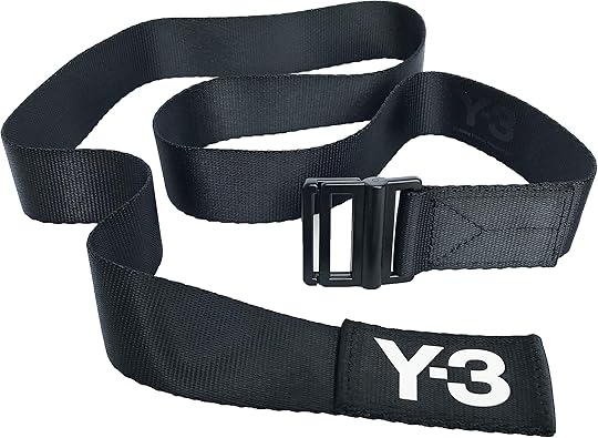 Amazon 正規新品 Y 3 ワイスリー ヨウジヤマモト Yohji Yamamoto Y 3 Classic Logo Belt Gk74 ロゴベルト ブラック Black M L Y 3 ワイスリー シューズ バッグ