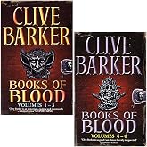 Books Of Blood Omnibus Vol (1-3) &amp; (4-6) Collection 2 Books Set By Clive Barker