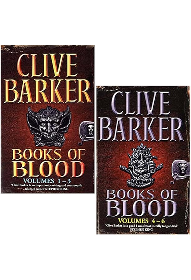 Books Of Blood Omnibus Series 2 Books Collection Set Volume 1 - 6