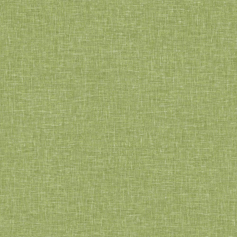 Arthouse Moss Green Textured Linen Wallpaper - Subtle Sheen Bounces Light Back Into The Room - Designed to Look Like Fabric - Feature Wall or All Over - Great Wallpaper Choice for Any Room - 676008