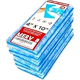 NORTHWEST ENTERPRISES Vent Filters, MERV 8 Electrostatic Triple Filtration, Floor Vent Register Filters - 4"x10", 90 Day Filtration (12)