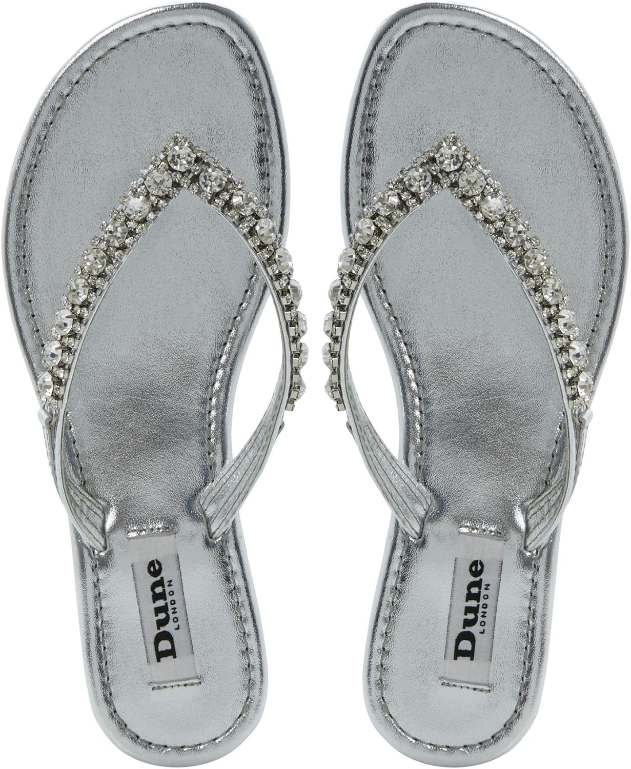dune sparkly flip flops
