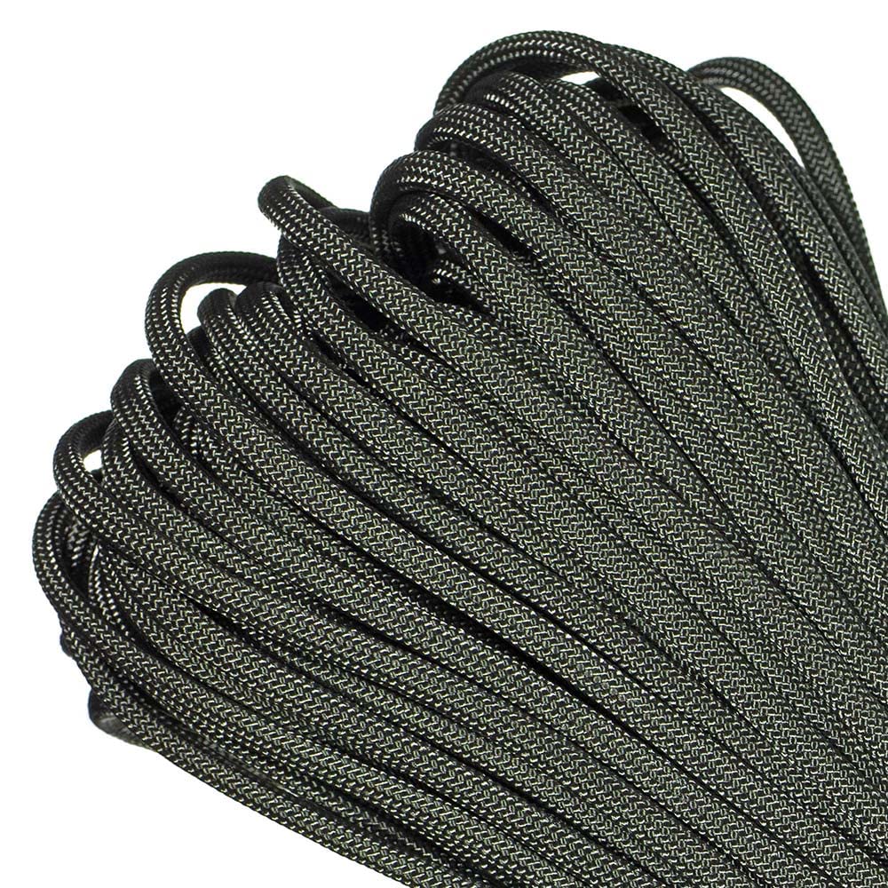 PARACORD PLANET 25 feet Mil-Spec Commercial Grade 550lb Type III Nylon Paracord Foliage