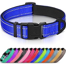 Joytale Reflective Dog Collar,Soft Neoprene Padded