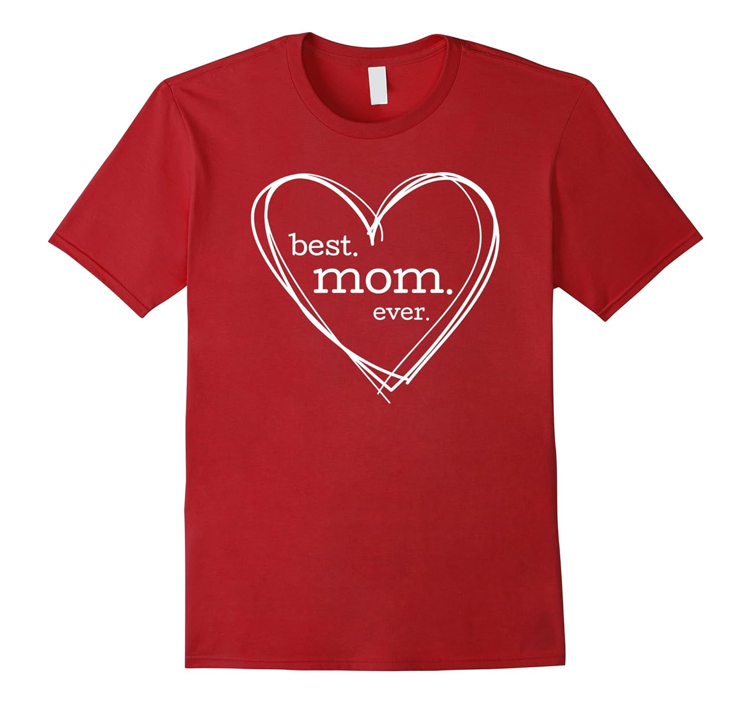 Best Mom Ever T-Shirt (With Hearts for Mother's Day)-ANZ