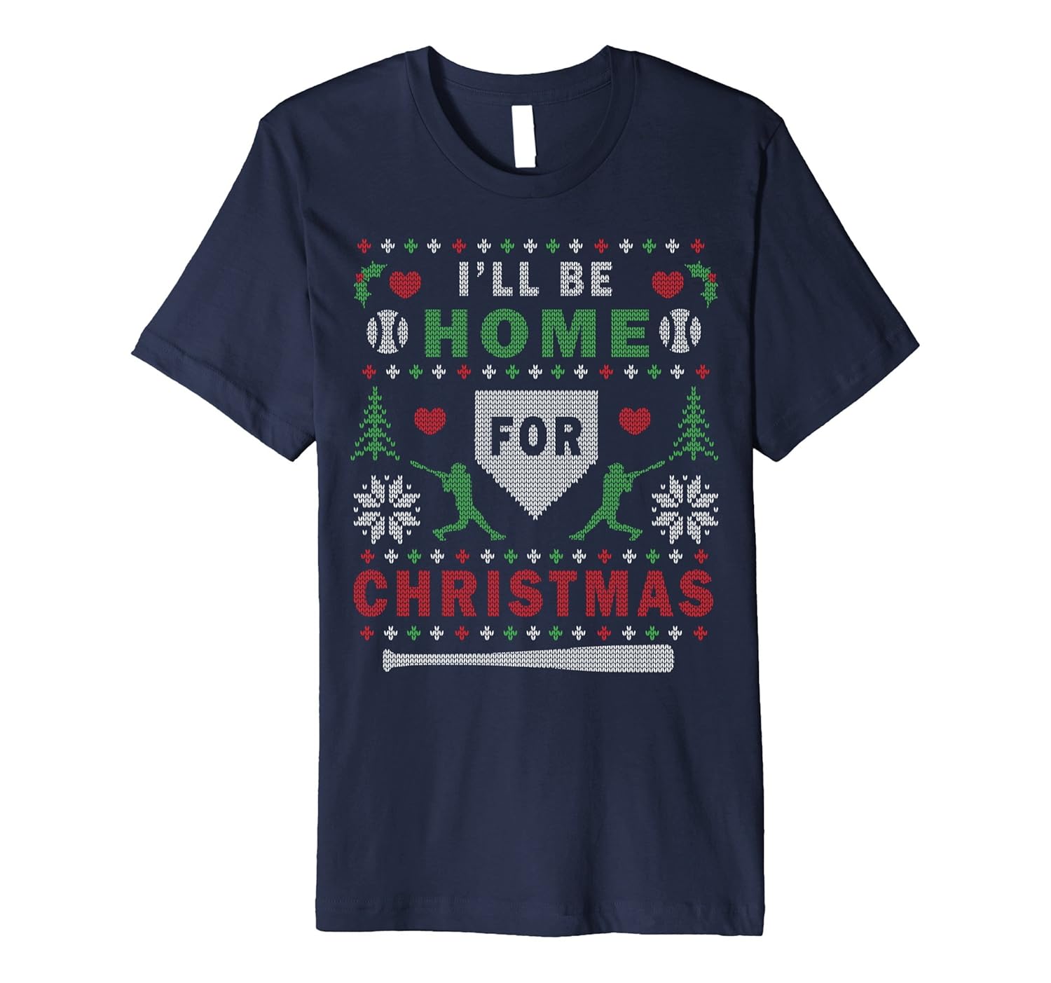 Premium Baseball Ugly Christmas Sweater T-shirt-ANZ