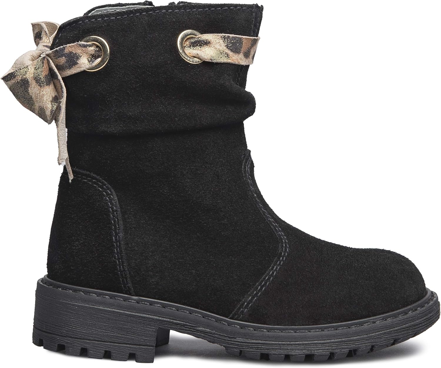 Mädchen Winterstiefel Mit Reißverschluss - Elegante Kniehohe Lederstiefel Im Westernstyle