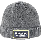 ZHATS Standard NCAA Officially Licensed Beanie Hat Ranger Patch Brick Light Gray