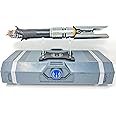 Galaxy's Edge Star Wars Cal Kestis Legacy Lightsaber Hilt Bundle with Custom Engraved Stand, Blue