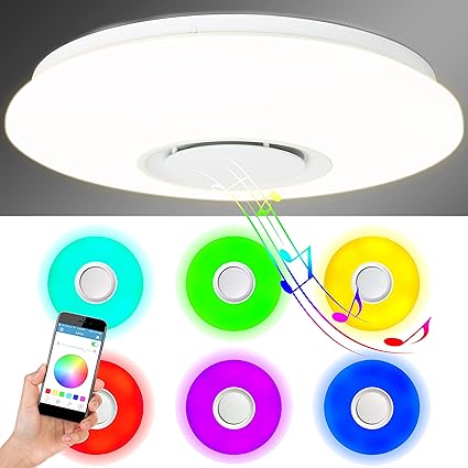 Amazon Com Best Choice Products Ceiling Light W App Controlled
