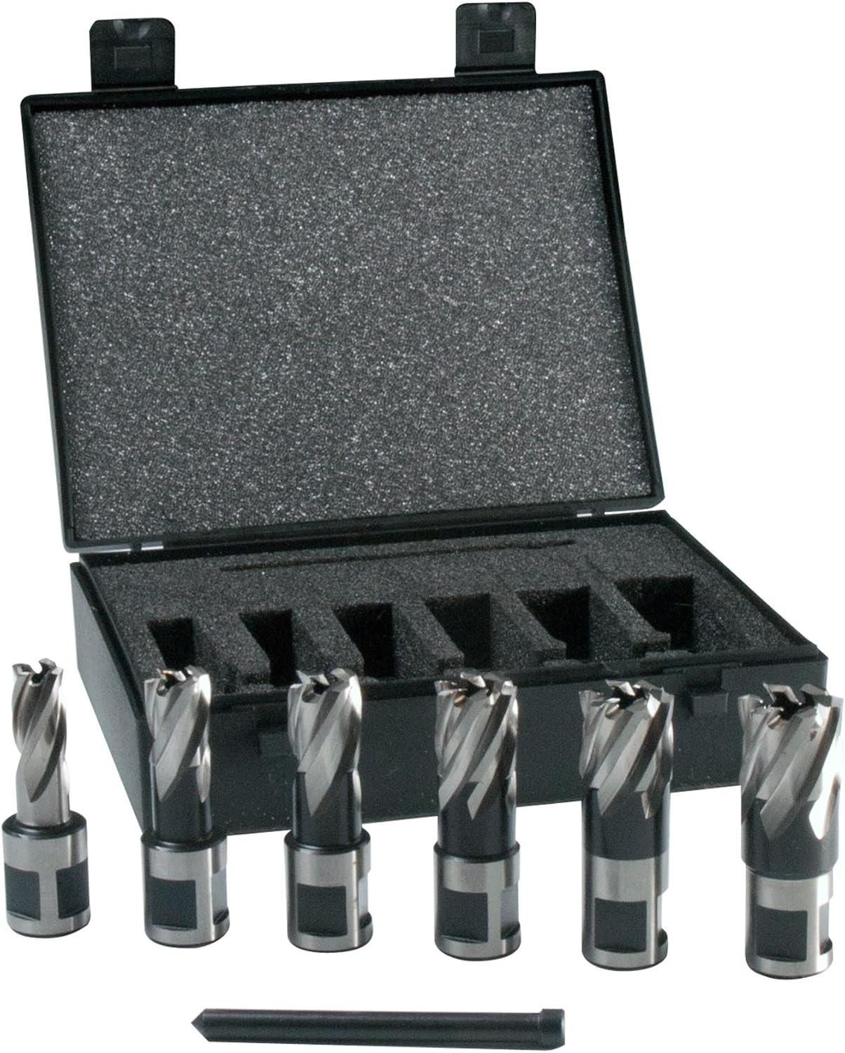 Evolution Long Series Magnetic Drilling Cutter Kit, 50 mm (Pack of 6) HTCCUTKIT6L, Silver