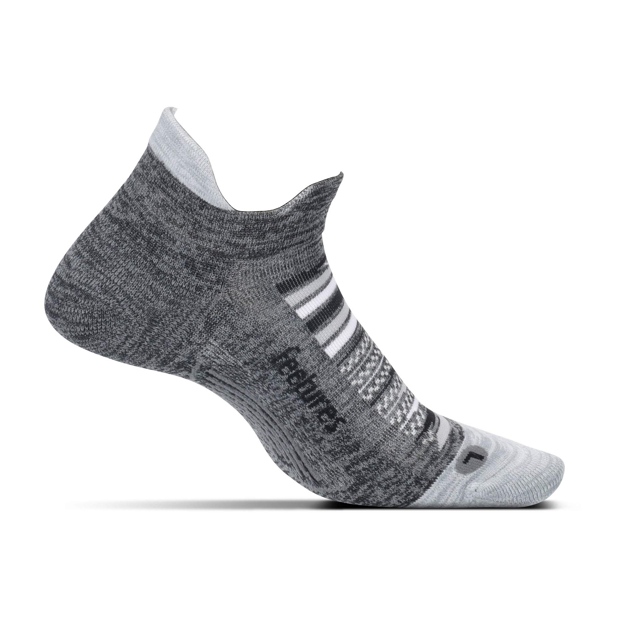 Feetures Elite Light Cushion No Show Tab Socks, XL