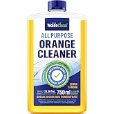 WoldoClean Orange Oil Cleaner Concentrate 25.36 fl oz - Citrus Solvent | d-Limonene Degreaser, Adhesive &amp; Sticker Remover, Wax &amp; Grease Cutter, Makes up to 200 Gallons, Dilutable 1 to 1000