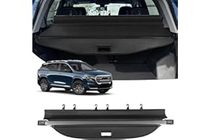 Powerty Cargo Cover for 2018-2023 2024 Chevy Chevrolet Equinox/GMC Terrain Accessories Retractable Trunk Cover All Weather Shielding Shade Cargo Luggage Cover Carbon Fiber