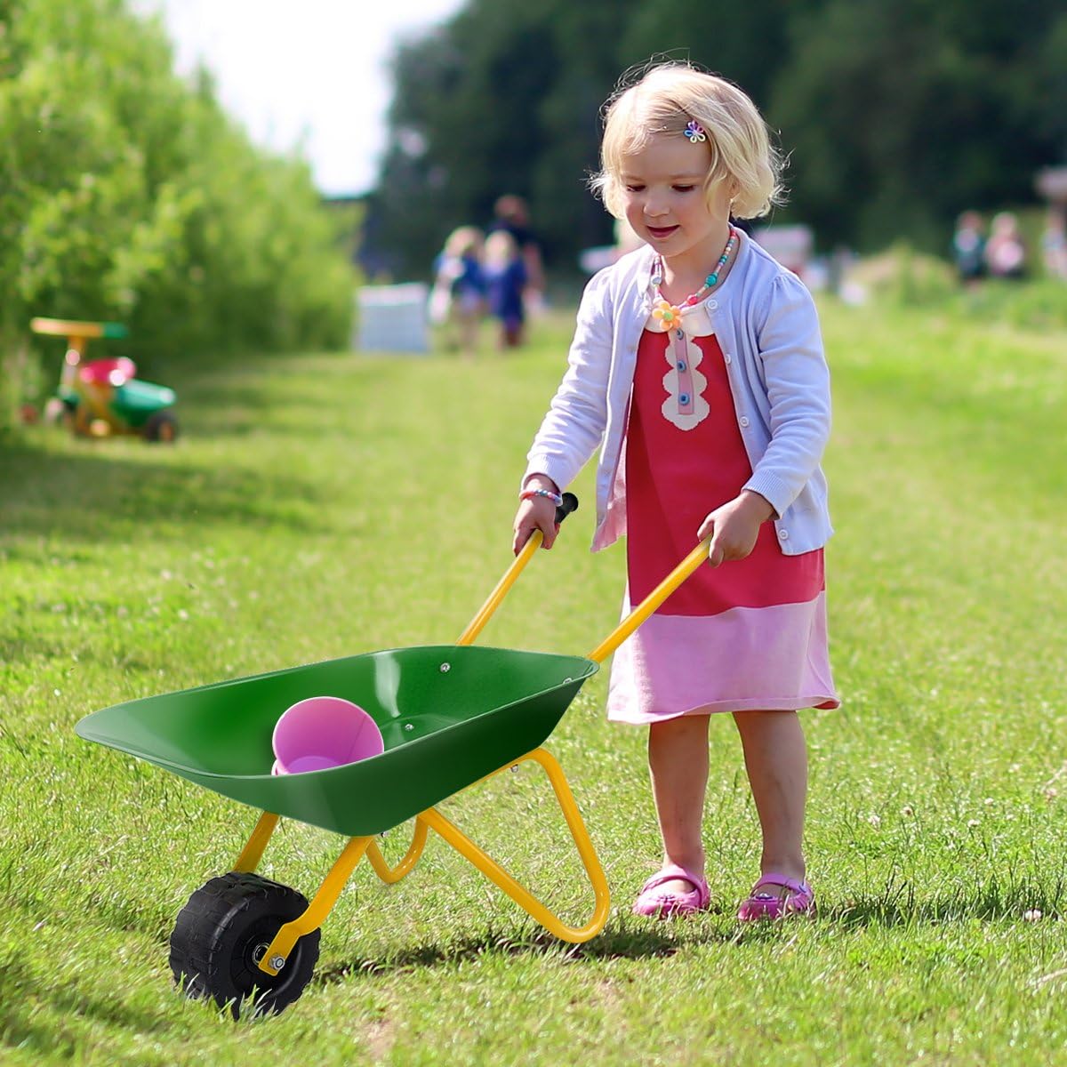 plastic wheelbarrow for toddlers