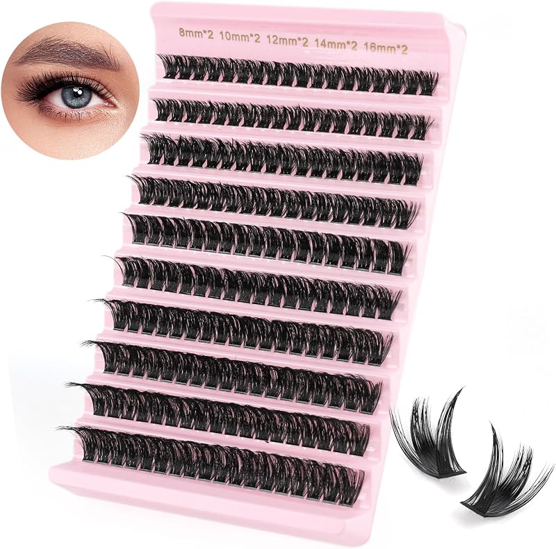 Sixstarhair Sixstarhair Individual Lashes 80D DIY Volume Cluster 8-16mm