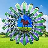 Eiryhope Animated Horse Wind Spinner | 3D Kinetic