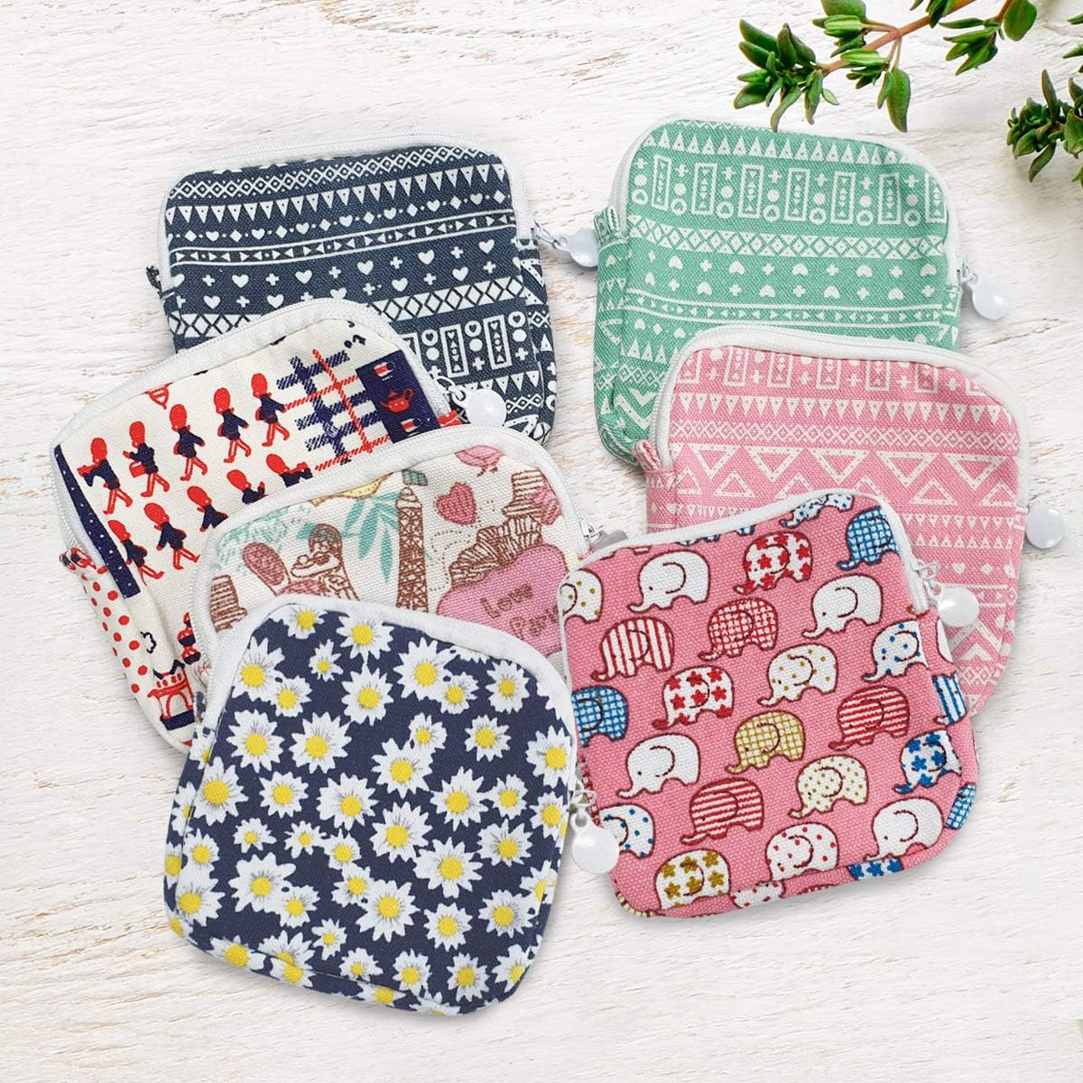 think ECO Menstrual Liner Pads Pouch, Sanitary Napkins Bag, Secret & Cuty (Pouch_Paris): Health & Personal Care