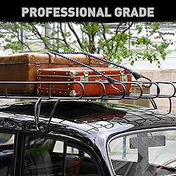 HORUSDY 10-Piece Heavy Duty Bungee Cords with Metal