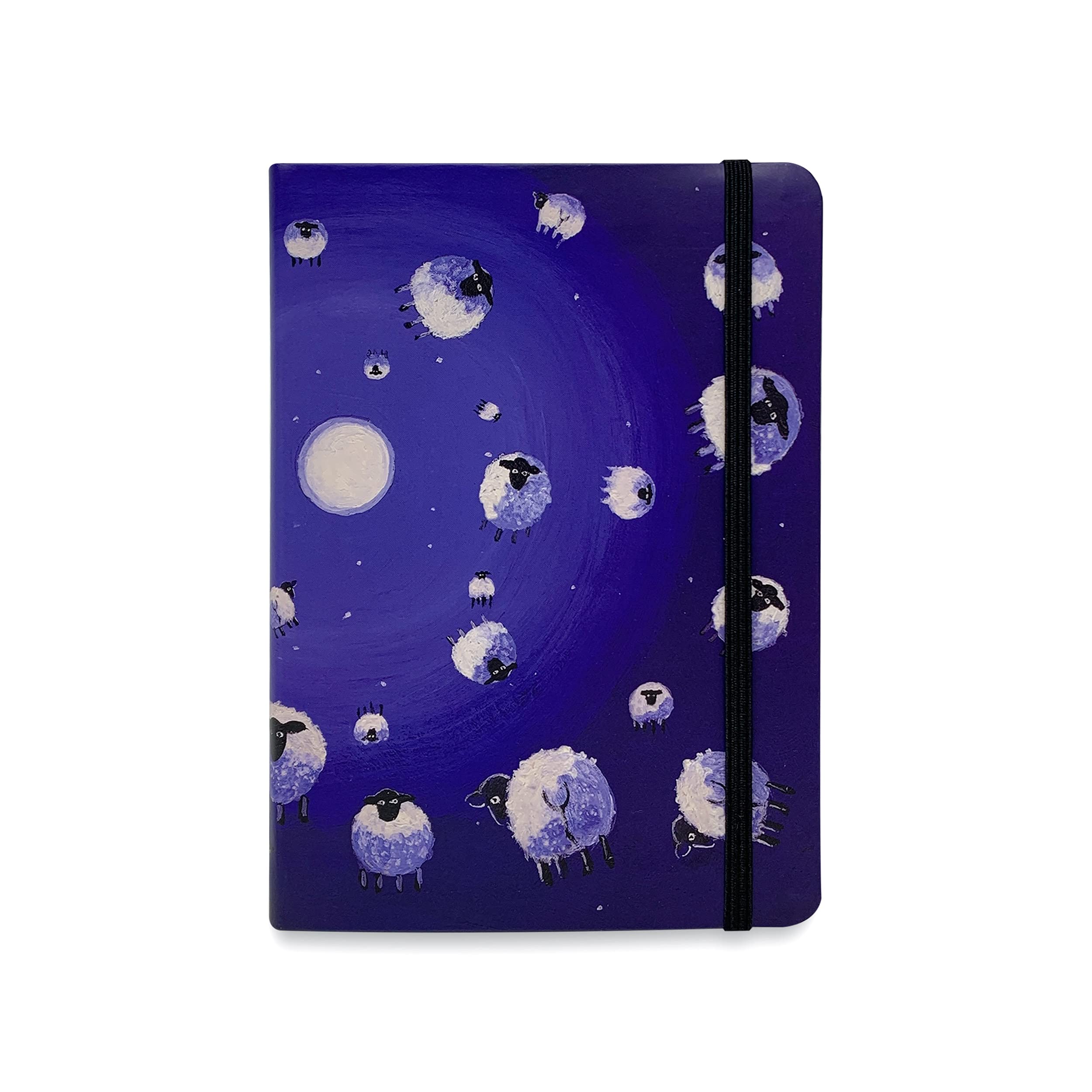 "Ewe-niverse" Flexible Pocket Notebook Notepad by Thomas Joseph - Sheep Floating in The Universe