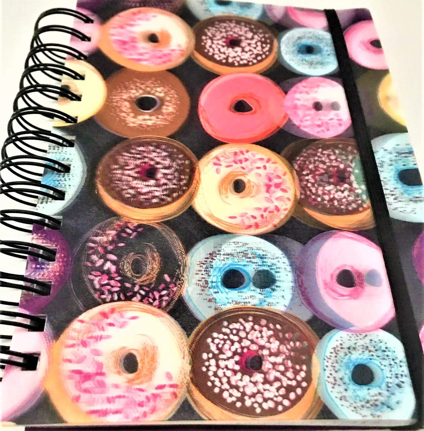 Adorable Lenticular 3D"DONUT" Theme SUBJECT JOURNAL NOTEBOOK