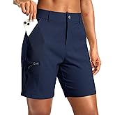 G Gradual Women's 7" Hiking Cargo Shorts Quick Dry Lightweight Golf Outdoor Work Summer Travel Shorts with Pockets