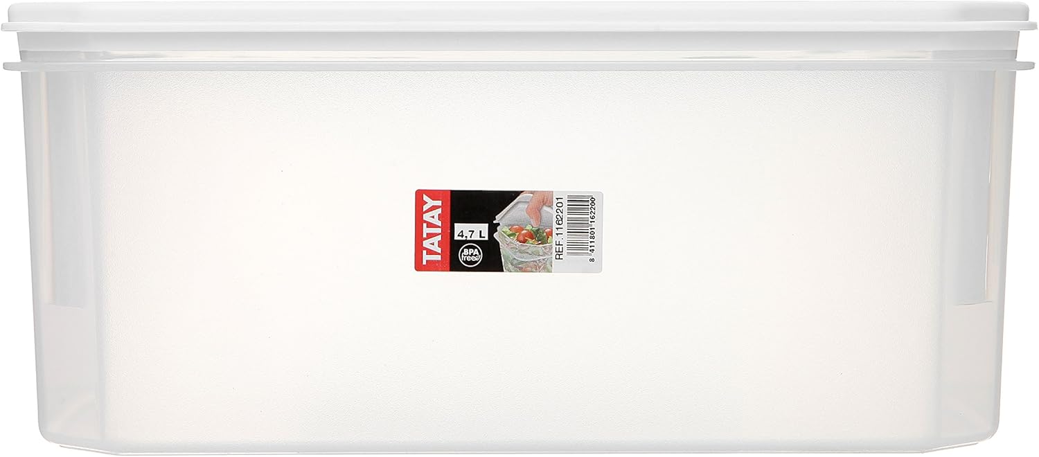 TATAY Food Container 4.7L Top Flex, White, 4.7 L - Image 3