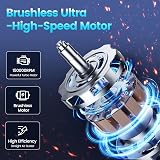 WHATOOK Electric Air Duster 150000RPM 3-Speed Mini PC Cleaner Battery USB view 3