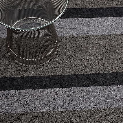 Amazon.de: Chilewich Fußmatte Large Stripe Silver/Black 61 x 91 cm