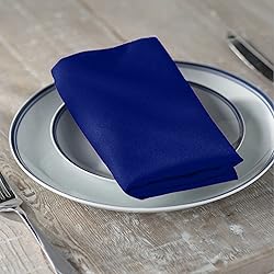 LA Linen 10-Pack Poly Poplin Napkin, Soft Cloth