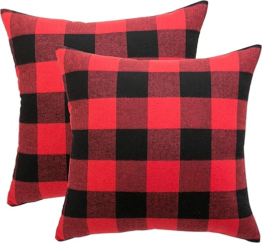 Amazon Com Famibay Buffalo Plaid Pillow Covers Classic Checker